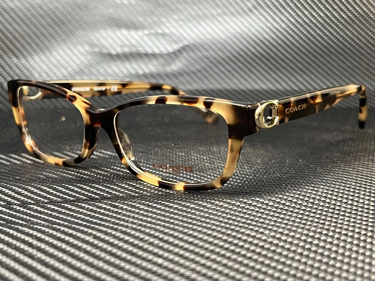 COACH HC6119 5576 Brown Tortoise Rectangle 53 mm Women